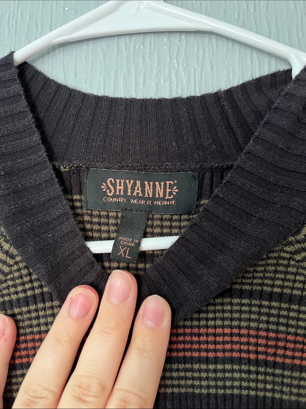 Shyanne Ribbed Mini Dress County - Picture 2 of 3